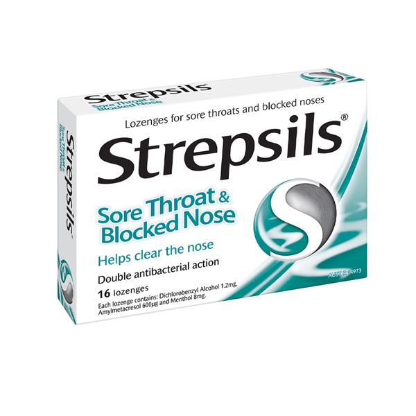 Strepsils Sore Throat and Blocked nose