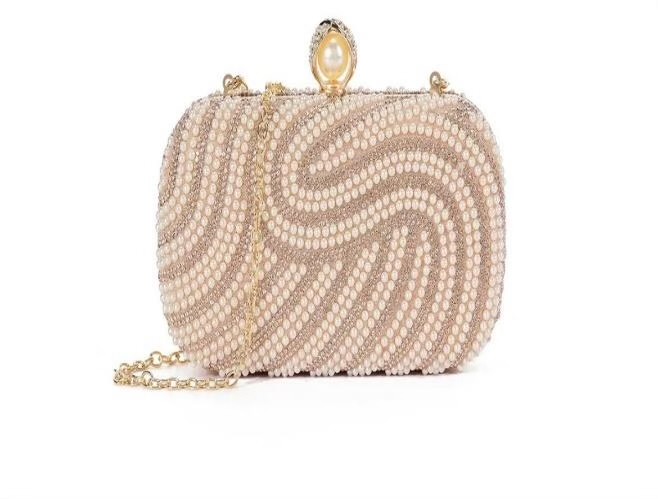 Jenny Glow Clutch Bag Rose Gold