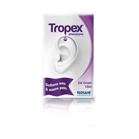 Tropex 5% w/v Ear Drops - 10ml