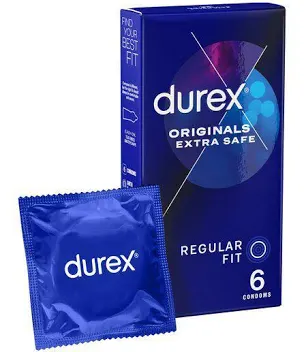 Durex Originals Extra Safe Condoms - 6 Pack