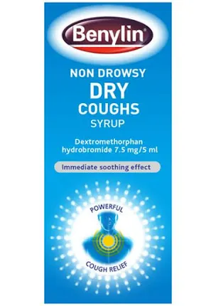 Benylin Non Drowsy Dry Cough Syrup - 125ml