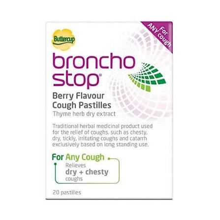 Broncho Stop Pastilles Berry Flavored - 20 Pack