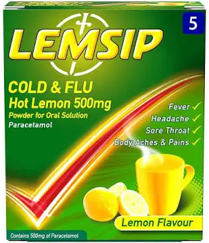 Lemsip Cold & Flu -  5 sachets