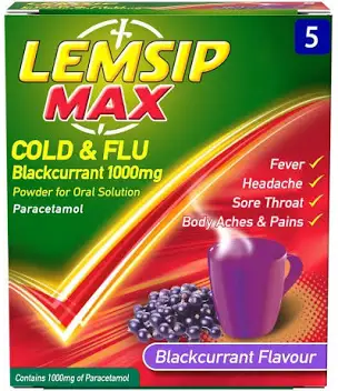 Lemsip Max Cold & Flu - 5 Sachets