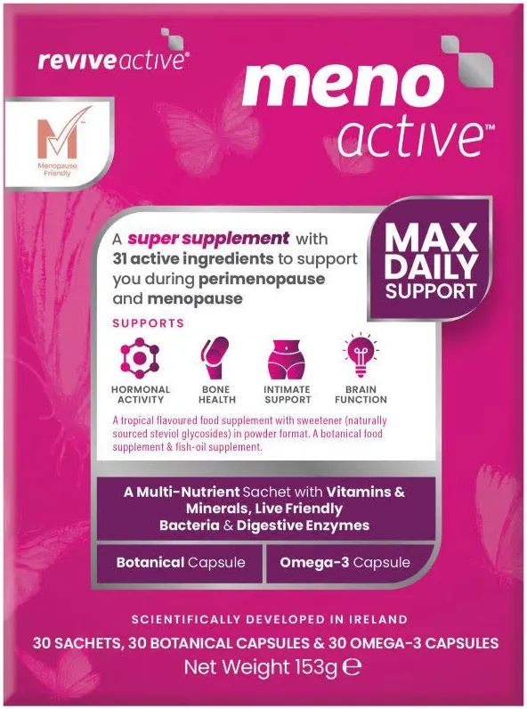 Revive Active Meno Active - 30 Sachets, 60 Capsules