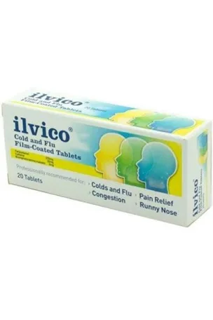 Ilvico Cold & Flu Film Coated Tablets - 20 Tablets