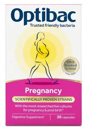 Optibac  Pregnancy Digestive Supplement - 30 Capsules