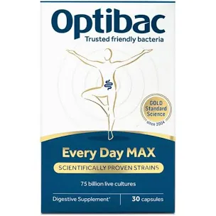 Optibac Everyday Max Digestive Supplement - 30 Capsules