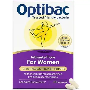 Optibac Intimate Flora For Women - 30 Capsules
