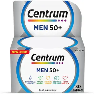 Centrum Men 50+ Food Supplement - 30 Tablets