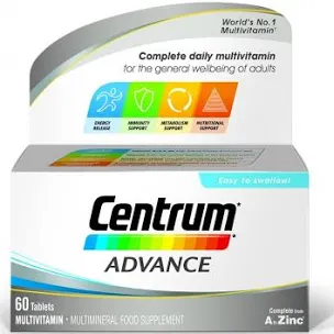Centrum Advanced Adults Food Supplement - 30 Tablets