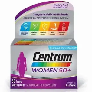 Centrum Women 50+ Food Supplement - 30 Tablets