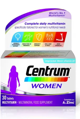 Centrum Women Food Supplement - 30 Tablets