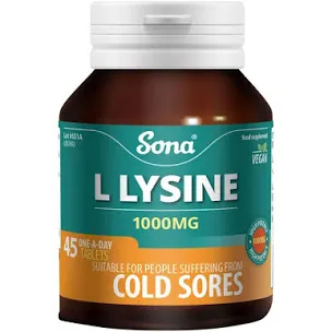 Sona L-Lysine 1000mg 45 Tablets