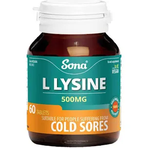 Sona l lysine 500mg 60 tablets