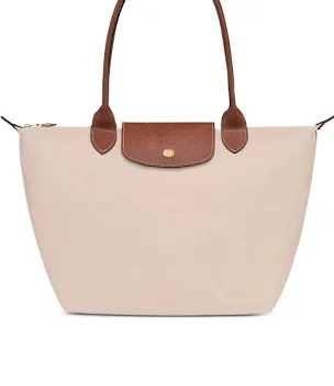 Jenny Glow Longchamp Bag Cream Big