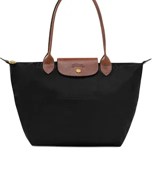 Jenny Glow Longchamp Bag Black Big