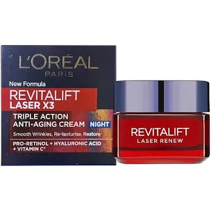 L’Oréal Paris Revitalift Laser Renew Anti-Ageing Night Cream - 50ml
