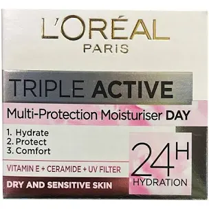 L’Oréal Triple Active Multi-Protection Moisturiser Day Cream - 50ml