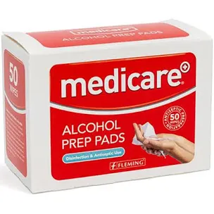 Medicare alcohol prep pads 50