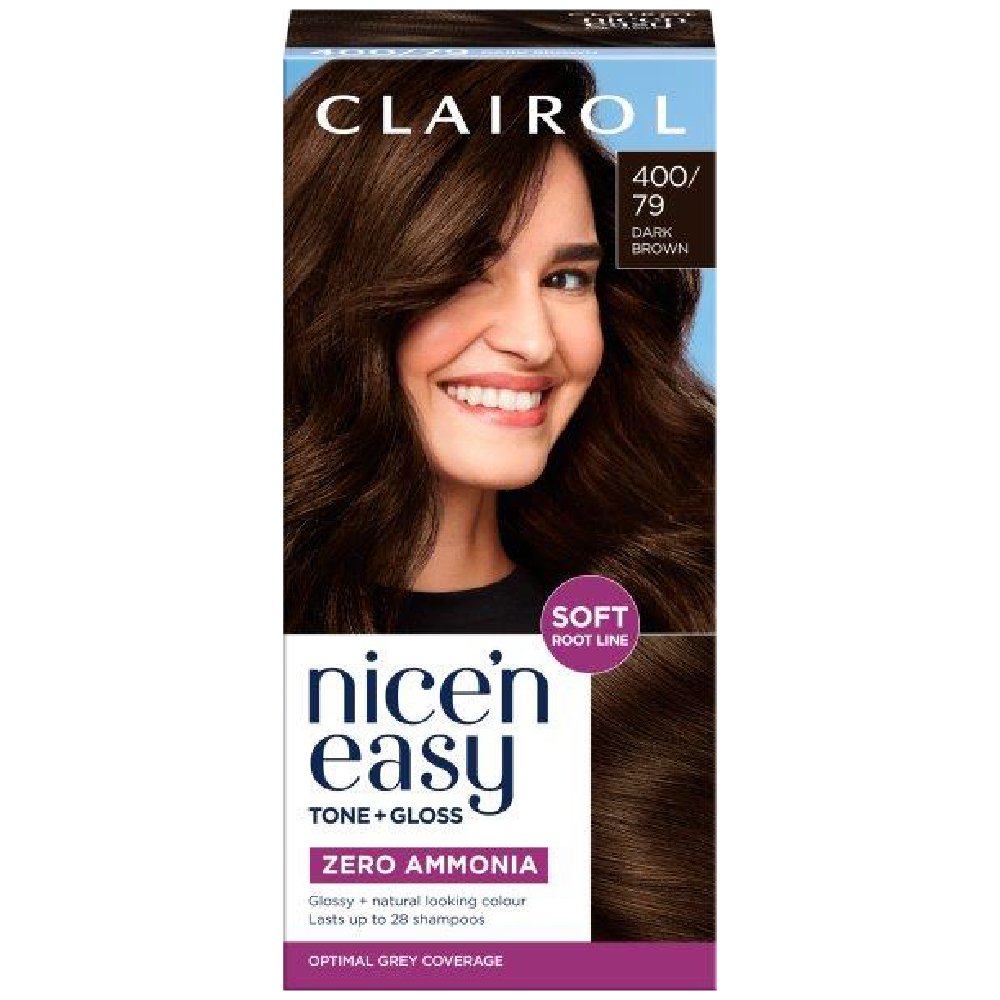 Clairol Nicee’n Easy No Ammonia Dark Brown 400/79
