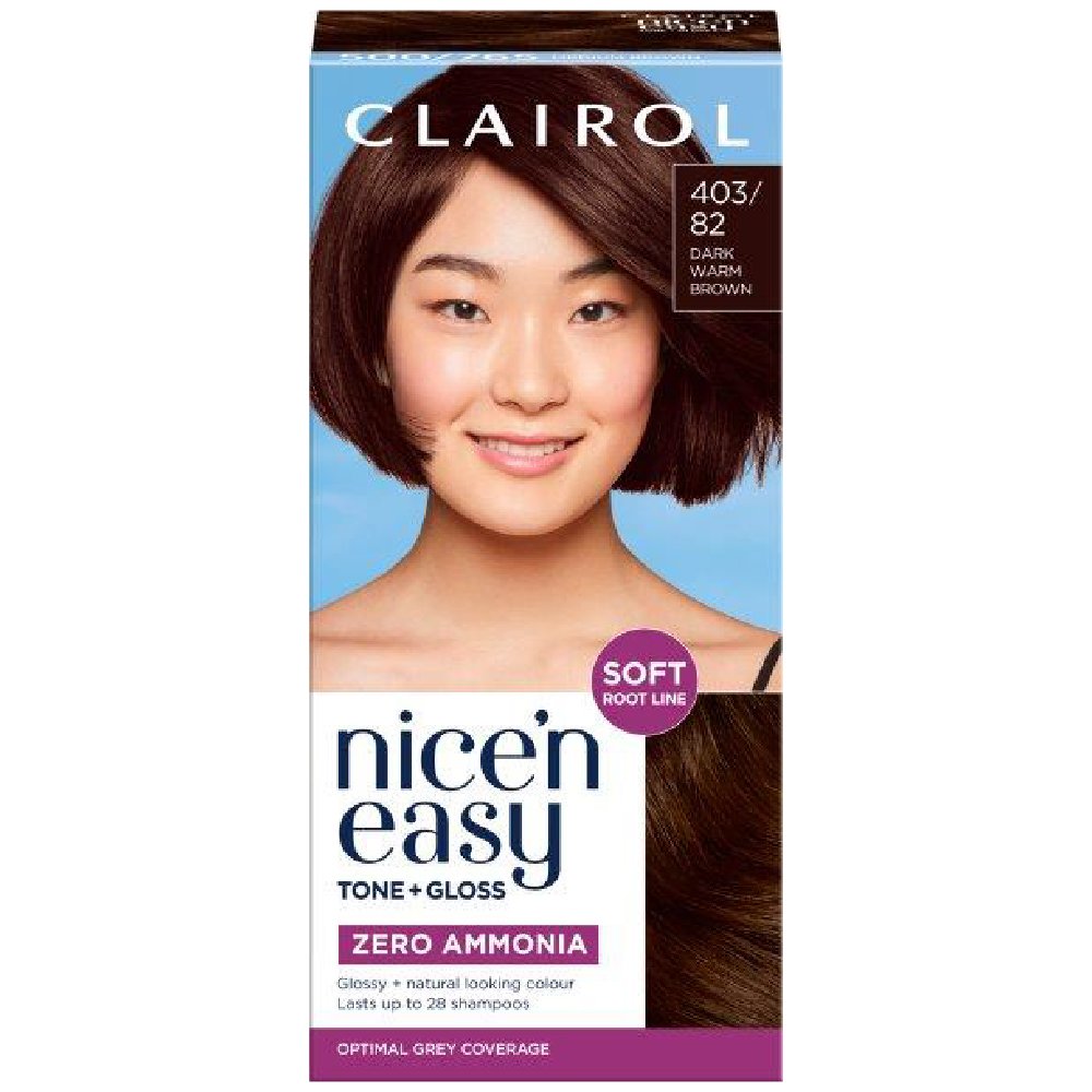 Clairol Nice’n Easy No Amonia Dark Warm Brown 403/82