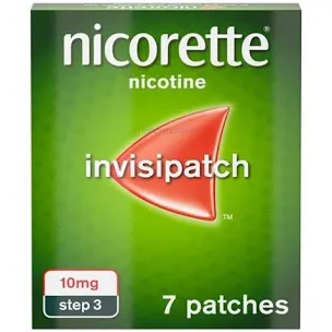 Nicorette step 3 10mg 7s patches