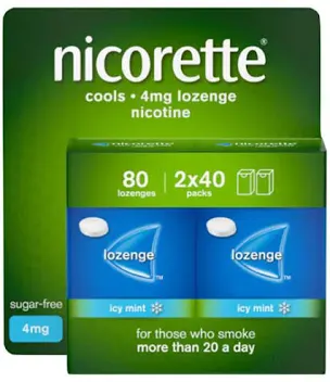 Nicorette Lozenges 4mg icy mint 40x2