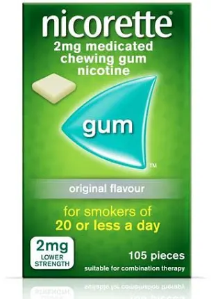 Nicorette Gum 2mg original 105