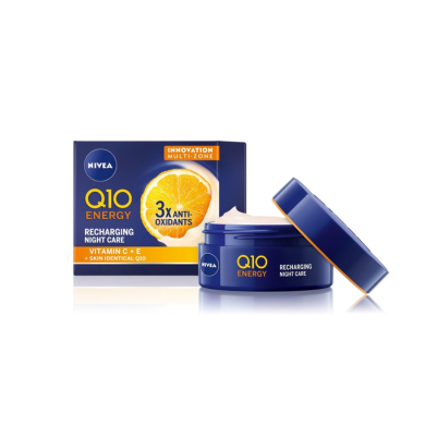 Nivea Q10 Energy Recharging Night Cream - 50 ml