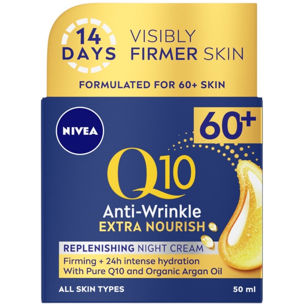 Nivea Q10 Power 60+ Night Cream - 50ml
