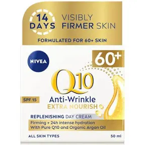 Nivea Q10 Anti-wrinkle Extra Nourish Day Cream 60+ - 50ML