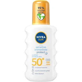 Nivea Sun Sensitive Immediate Protect Spray  50+ Sun Protection - 200ml