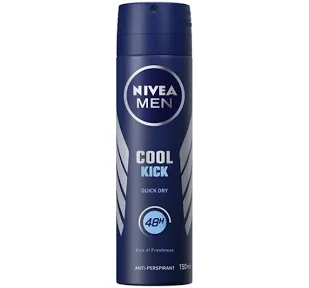 Nivea Men Cool Kick Spray Antiperspirant - 150ml