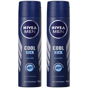 Nivea Cool Kick Spray Antiperspirant Twin Pack - 2x 150ml