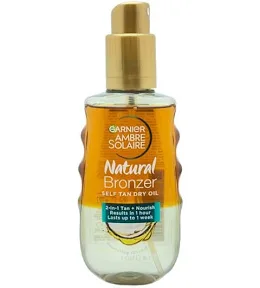 Garnier  Natural Bronzer Self Tan Dry Oil- 150ml