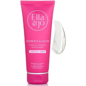 Ella & Jo Hydrate & Glow Gradual Tanning Moisturiser - Medium/Dark
