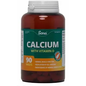 Sona Calcium With Vitamin D - 90 Tablets