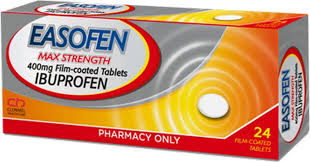 Easofen Max  Strenght Ibuprofen 400mg Tablets - 24 pack