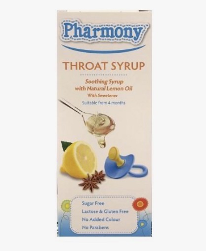 Pharmony throat syrup - 100ml