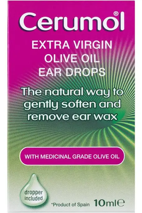 Cerumol Extra Virgin Olive Oil Ear Drops - 10ml