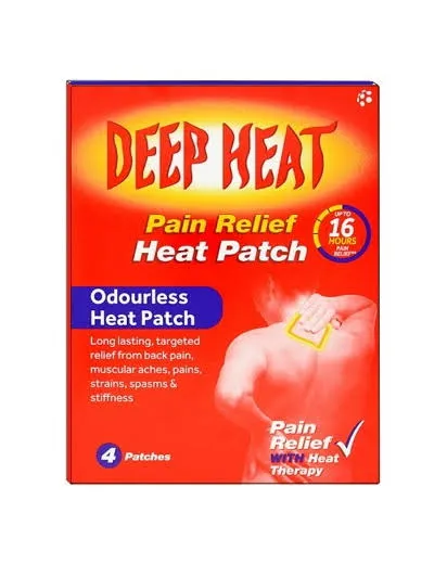 Deep Heat Pain Relief Back Patch - 2 Pack