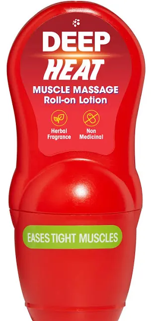 Deep Heat Muscle Massage Roll-On Lotion -  50ml