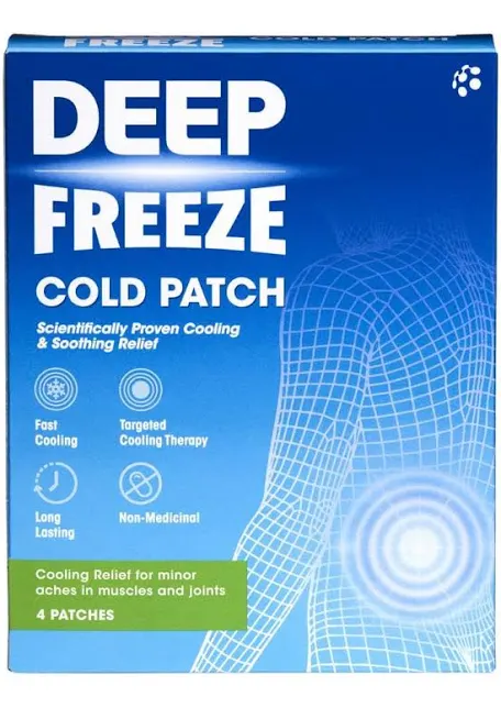 Deep Freeze Cold Patches - 4 pack