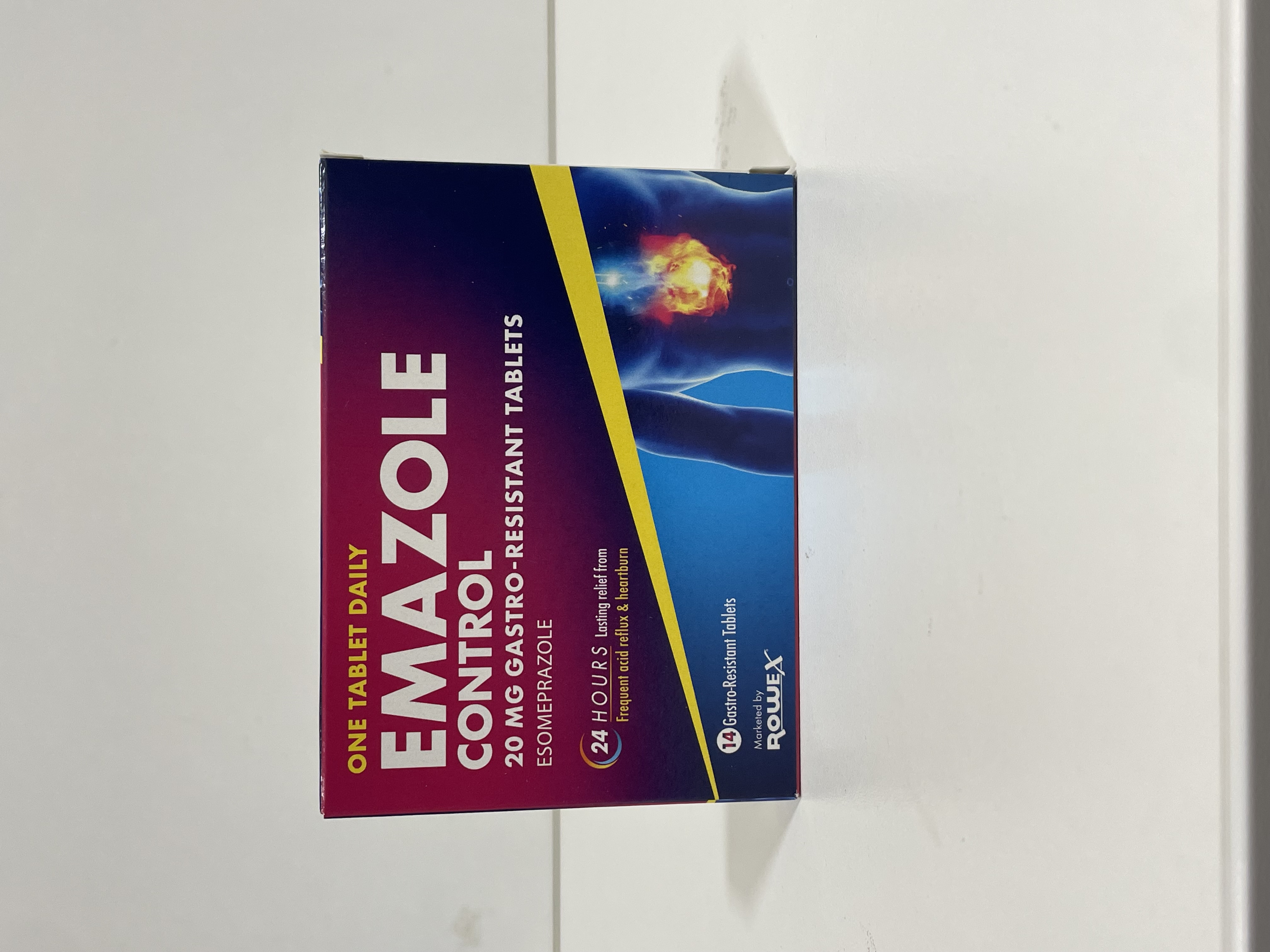 Emazole Control 20mg Gastro Resistant Tablets - 14 Pack