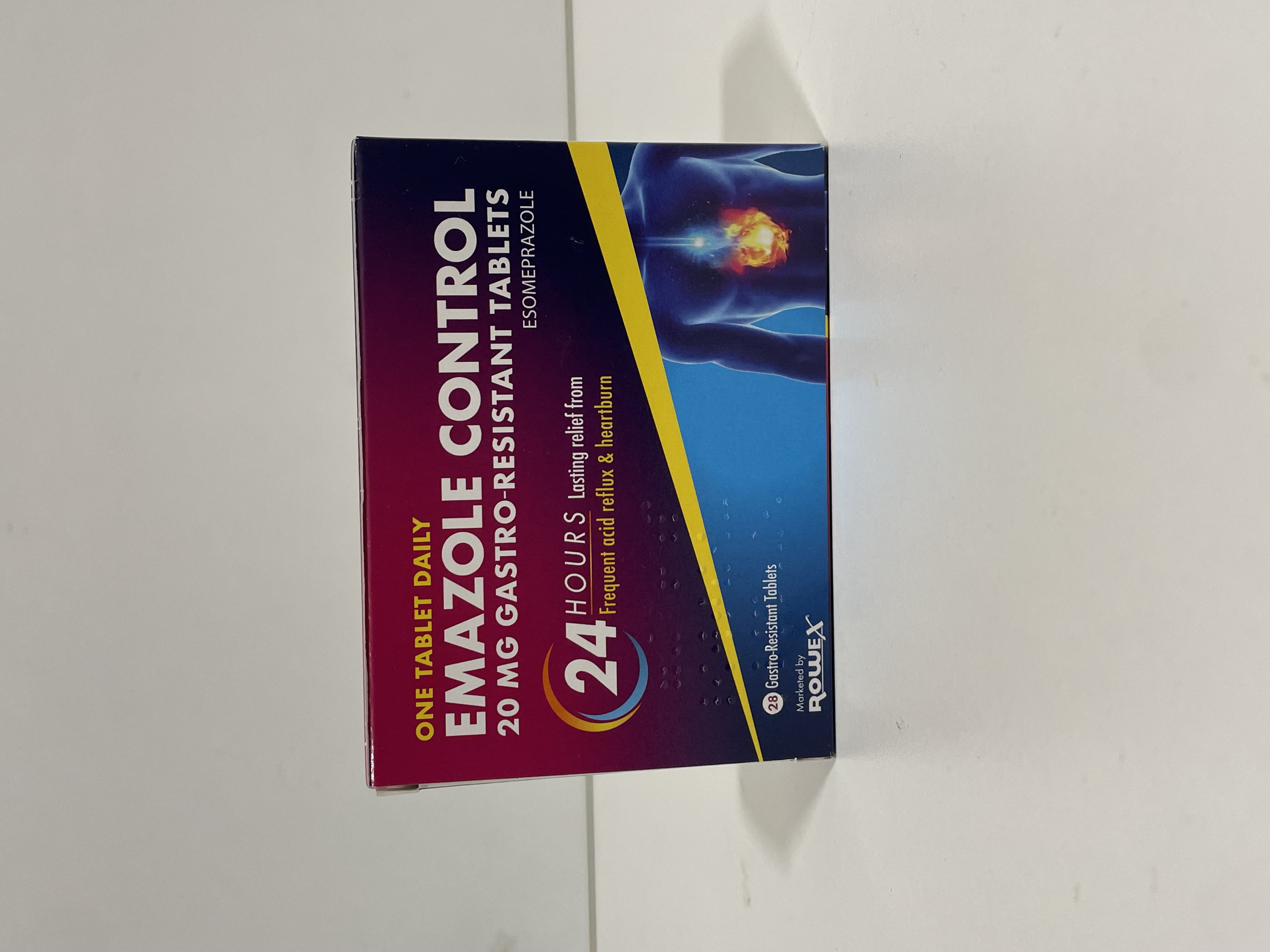 Emazole Control 20mg Gastro Resistant Tablets - 28 pack.
