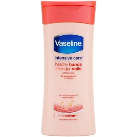 Vaseline Healthy Hands and Stronger Nails Hand Cream - 200ml