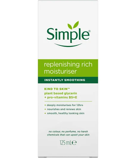 Simple Repenishing Rich Moisturiser - 125ml