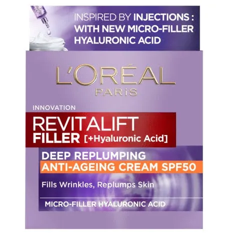 L’Oréal Revitalift Filler Anti-Ageing Cream - 50ml
