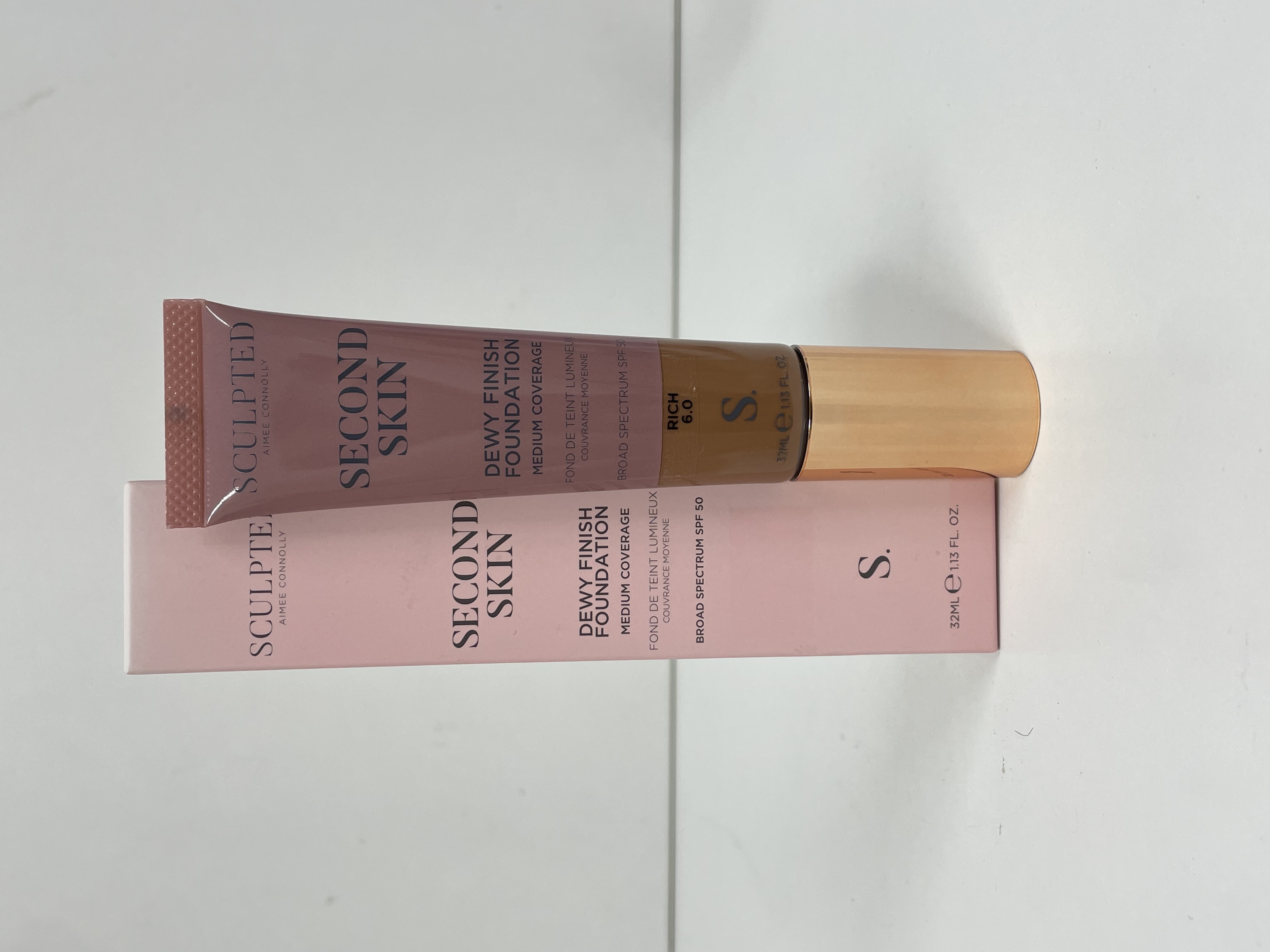 Sculpted By Aimee Second Skin Dewy Finish Foundation - 6.0 Rich
